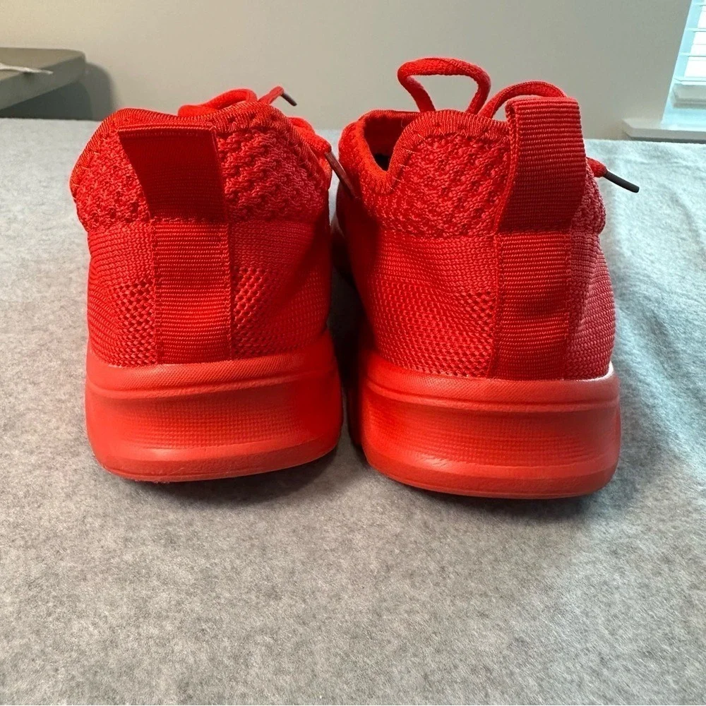 Mens Red Mesh Lightweight Breathable‎ Athletic Running Sneakers Shoes
